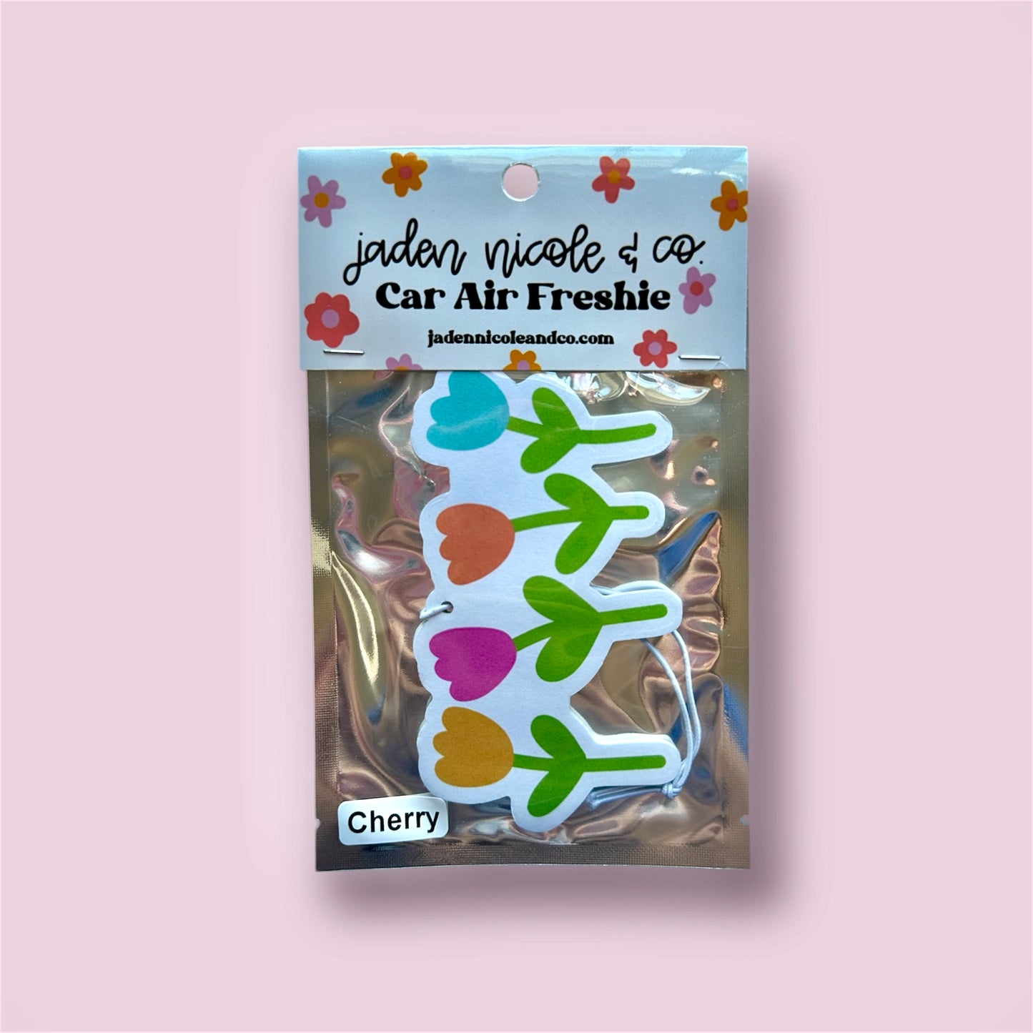 Tulips Car Air Freshener - Cherry Scented