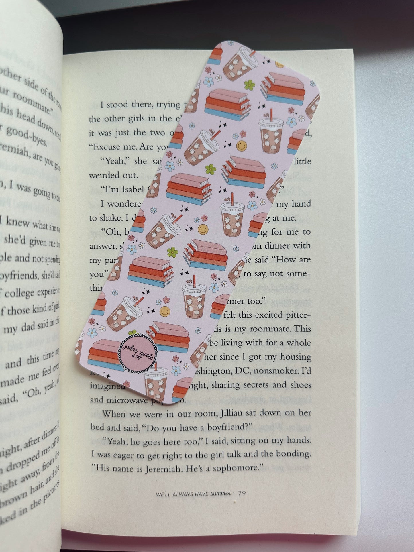Confetti + Coffee Bookmark Set