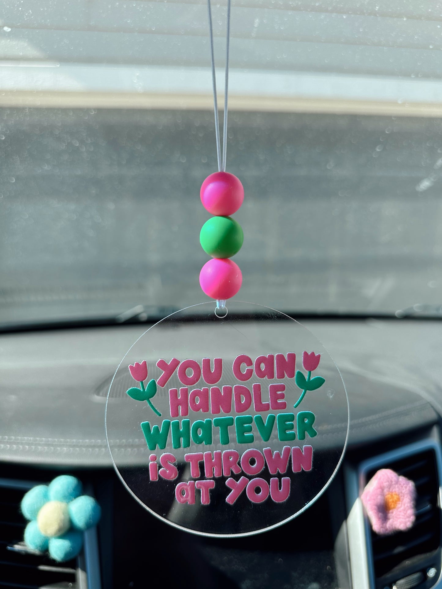 You Can Handle Whatever Is Thrown At You Cutie Car Charm