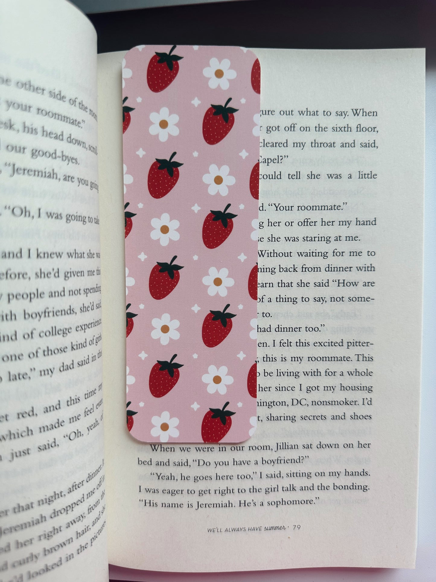 Strawberry Bookmark Set