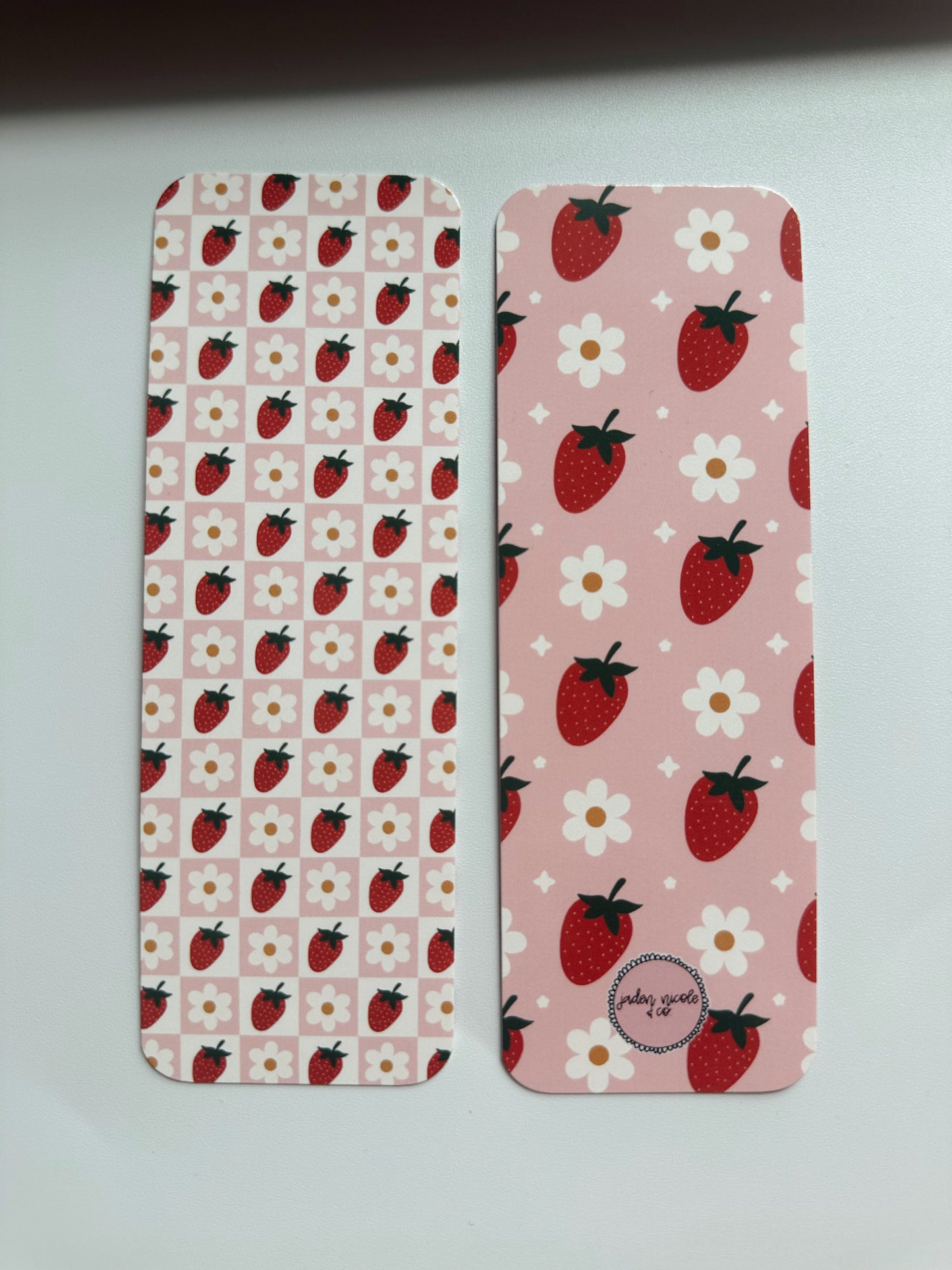 Strawberry Bookmark Set