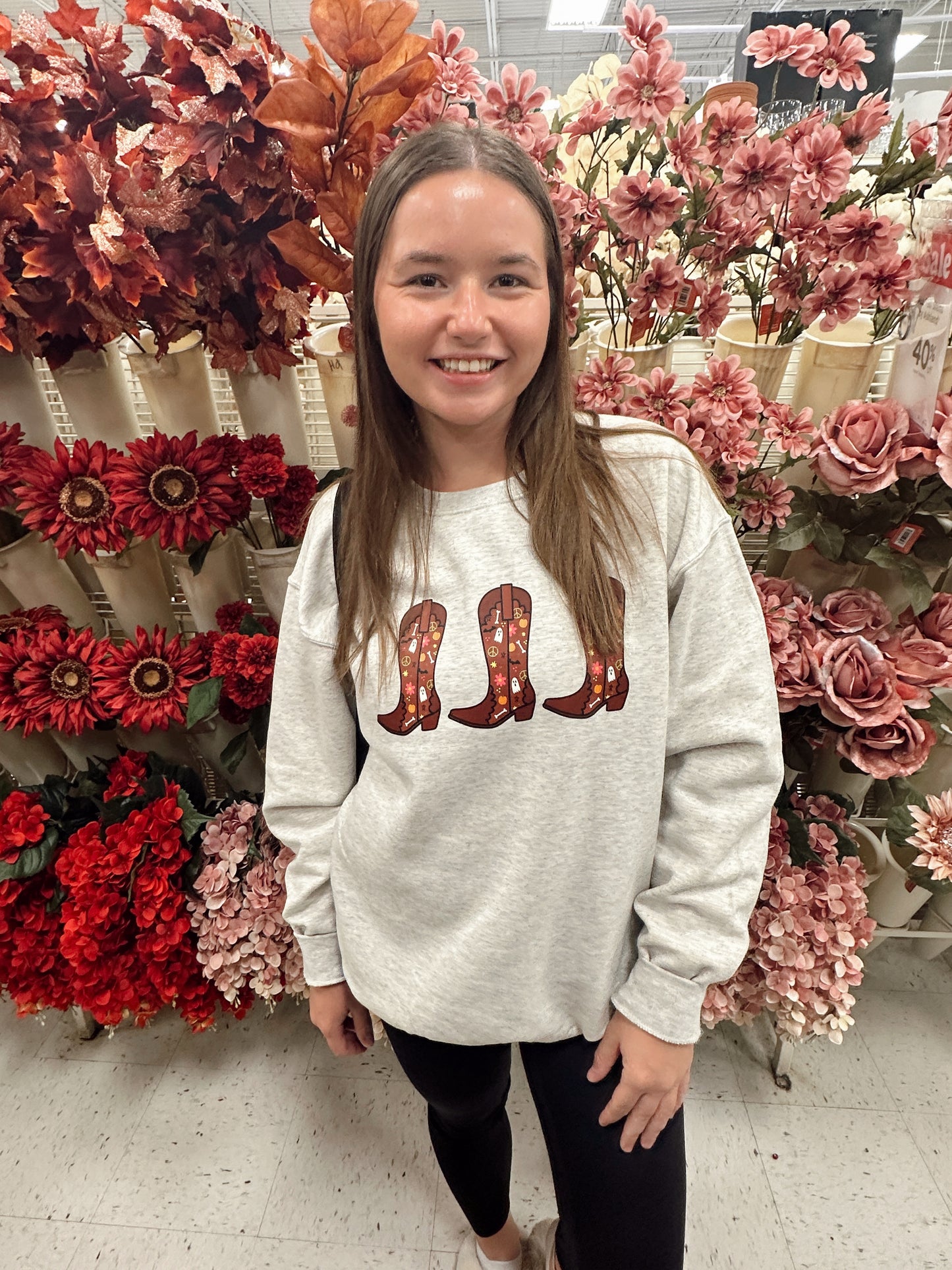 YOUTH Howdy Halloween Crewneck