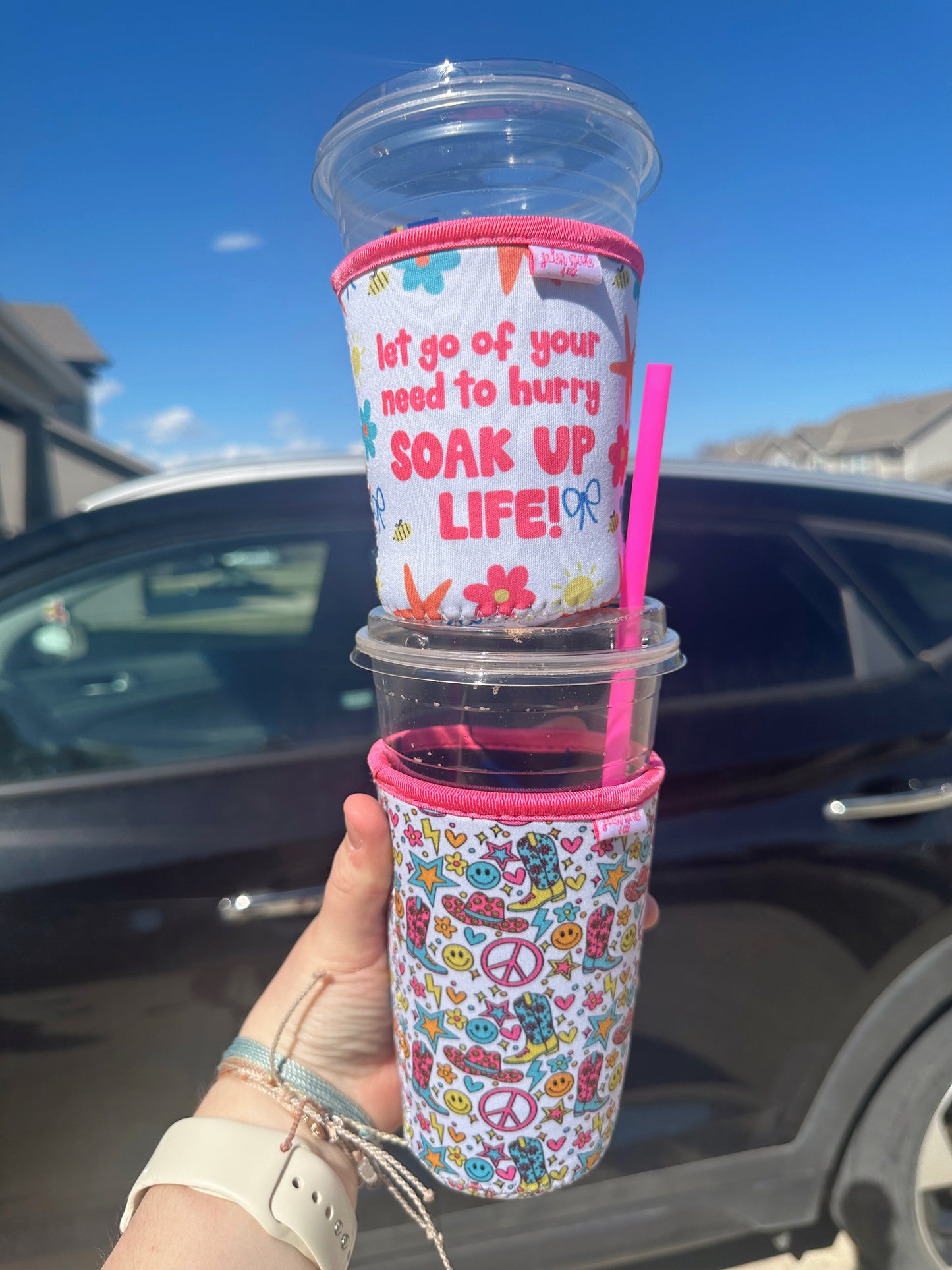 Soak Up Life Cup Cover