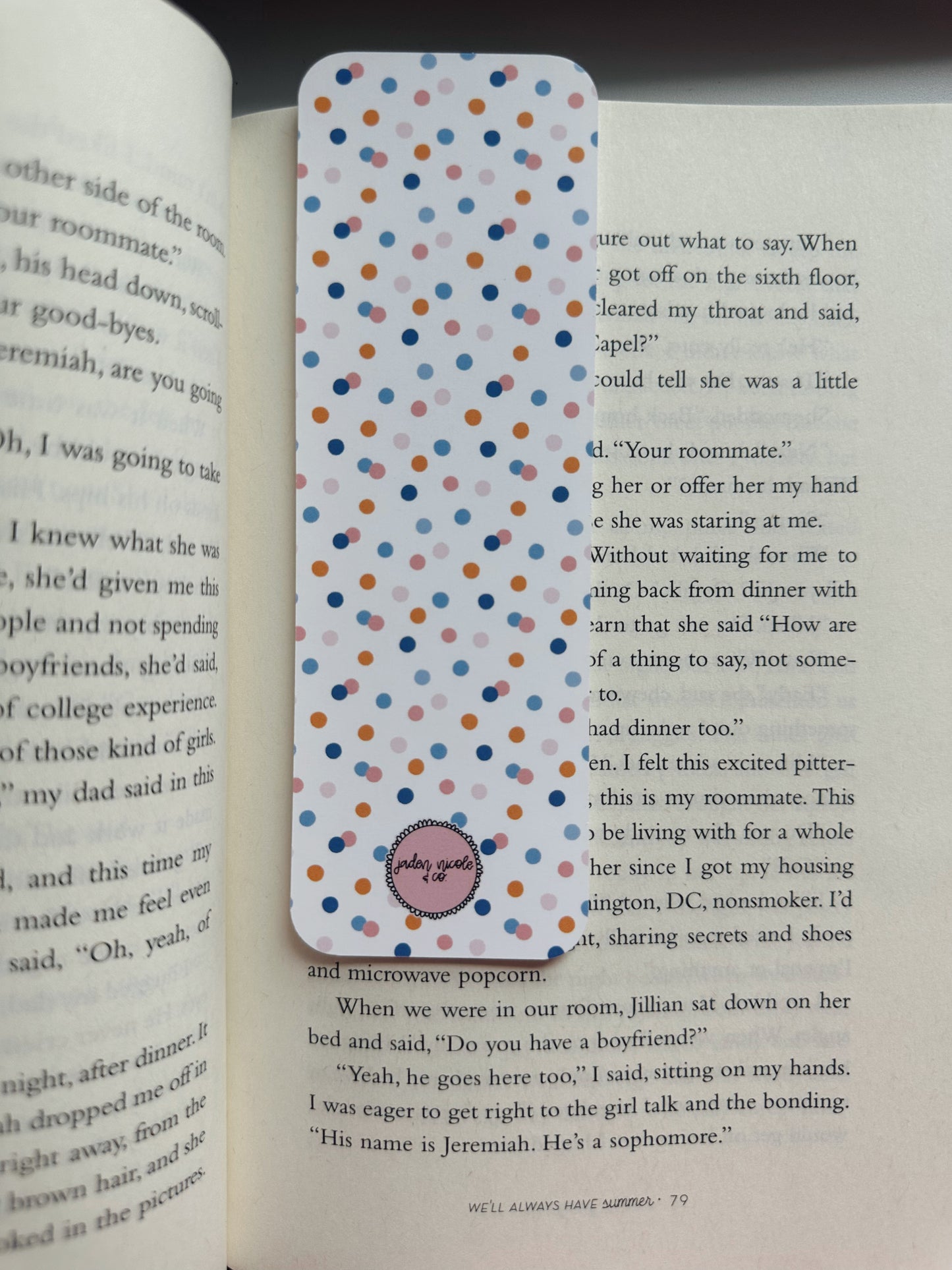 Confetti + Coffee Bookmark Set