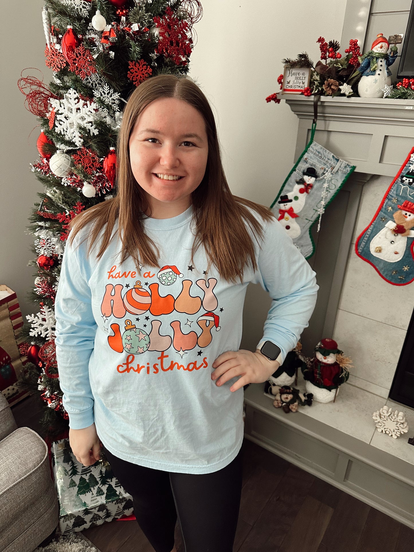 Holly Jolly Christmas Long Sleeve