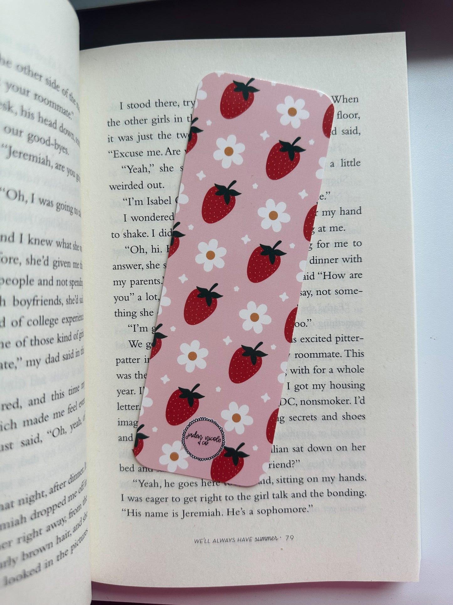 Big Strawberry Bookmark