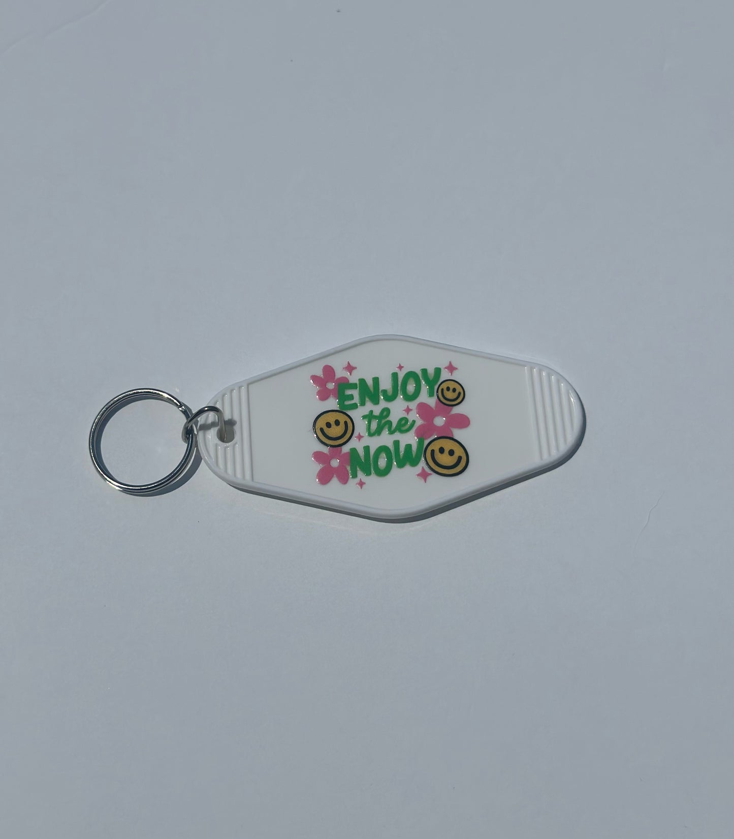 Enjoy The Now Motel Keychain