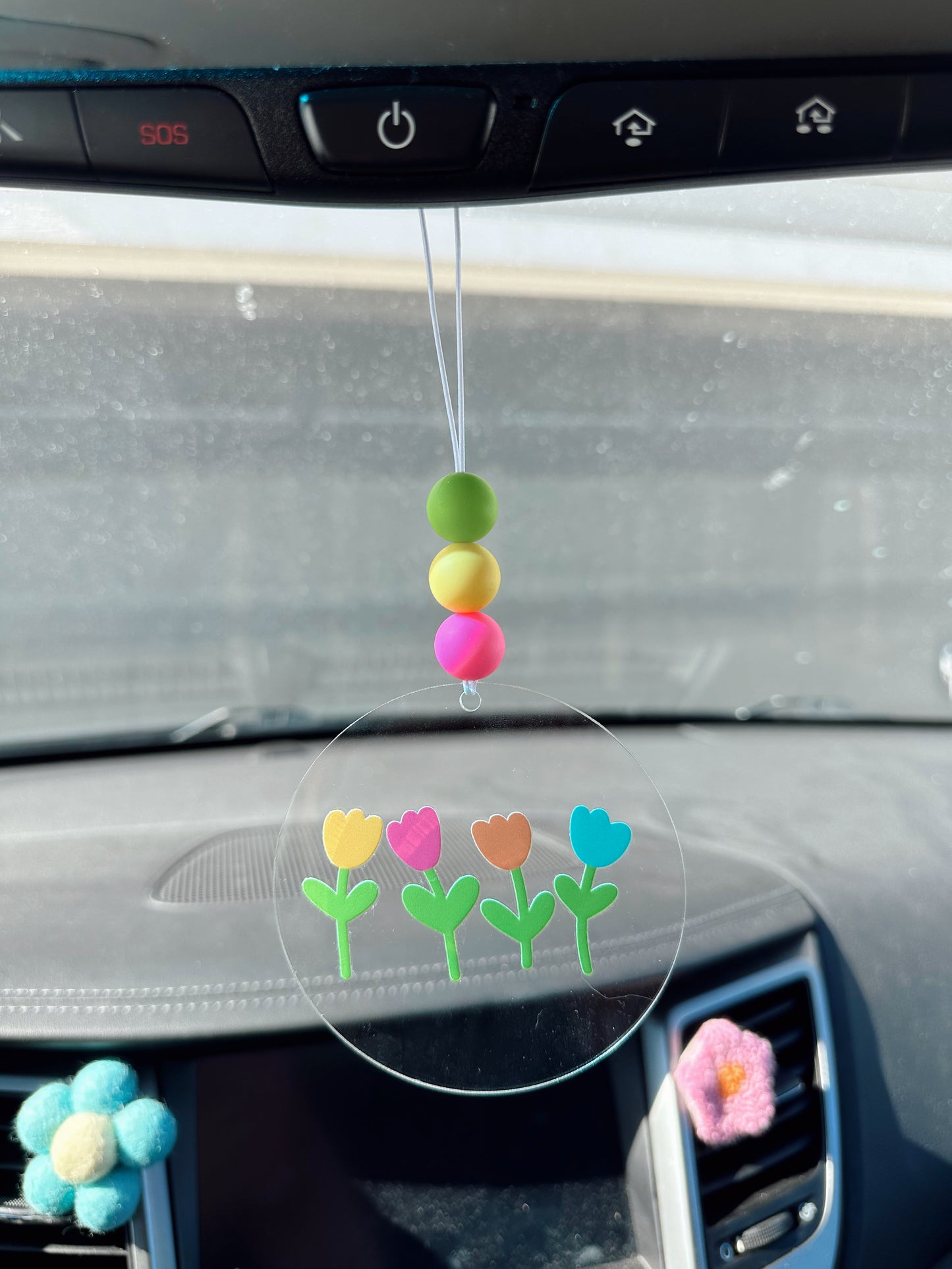 Tulip Cutie Car Charm
