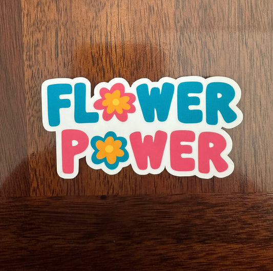 Flower Power Sticker