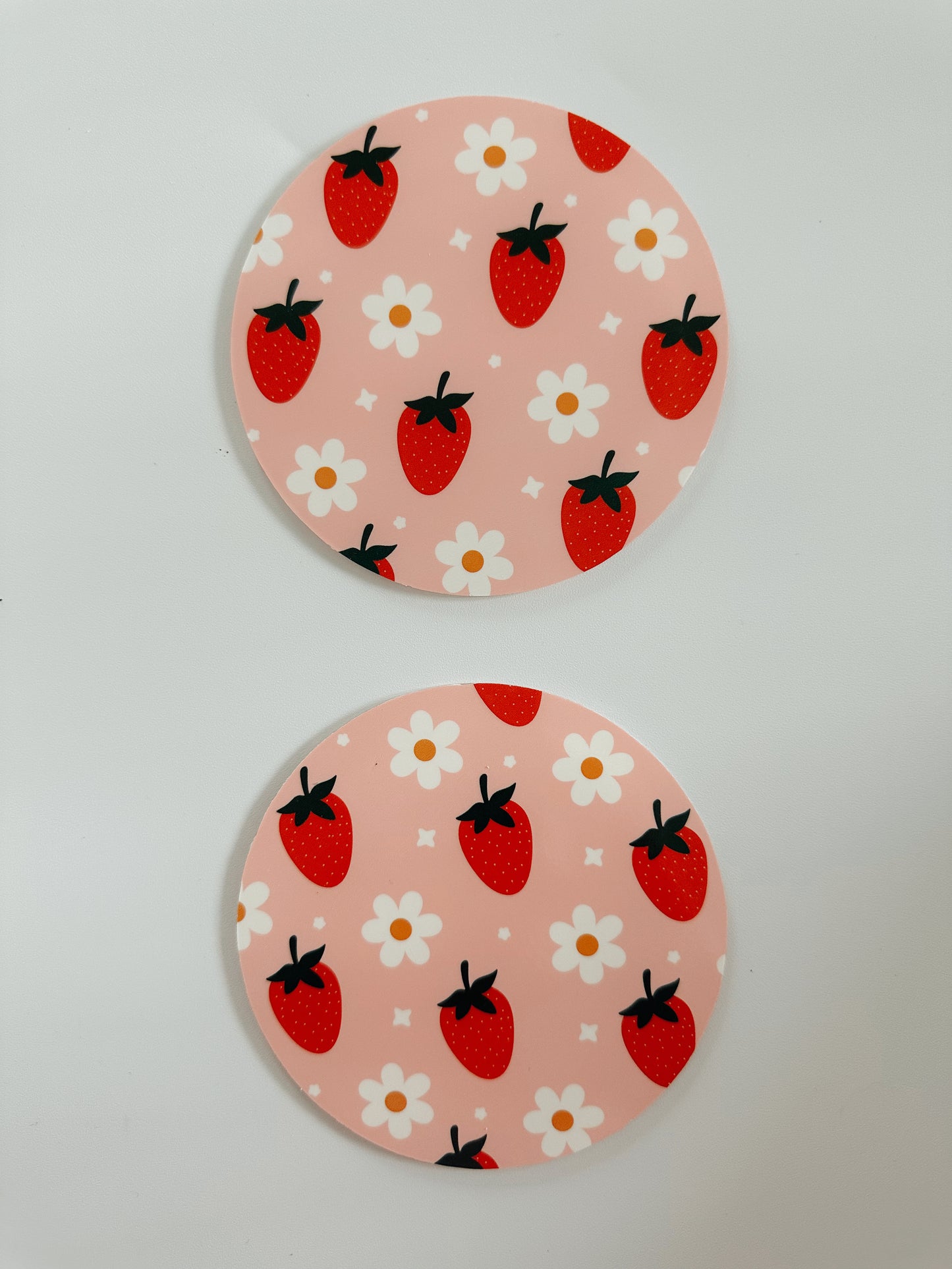 OOPSIE Strawberry Coaster Set