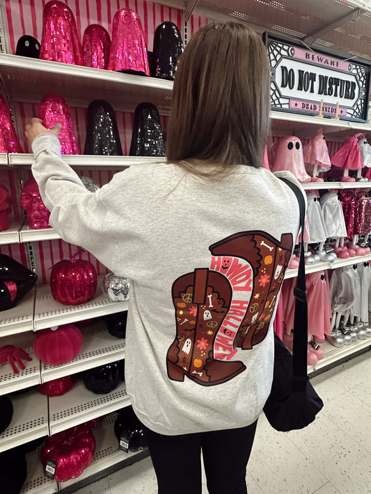 YOUTH Howdy Halloween Crewneck