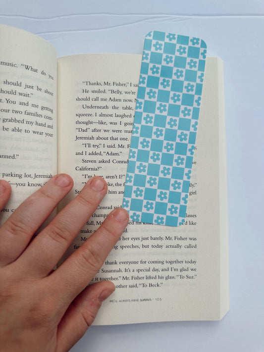 Little Floral Teal Bookmark