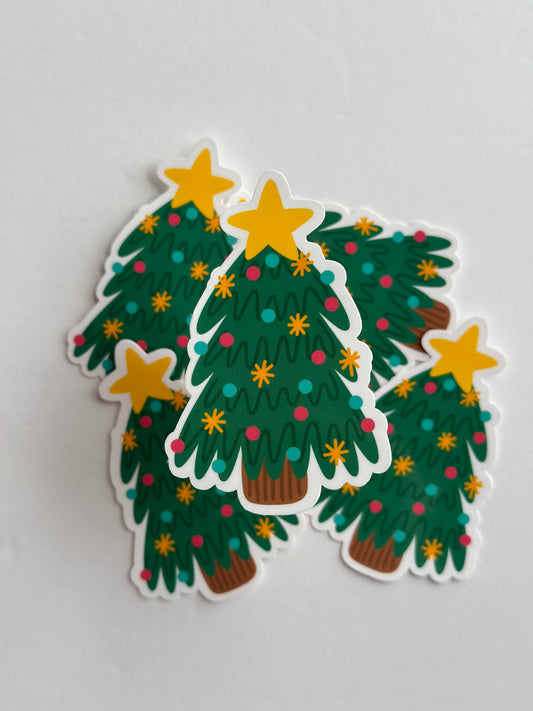 Christmas Tree Sticker