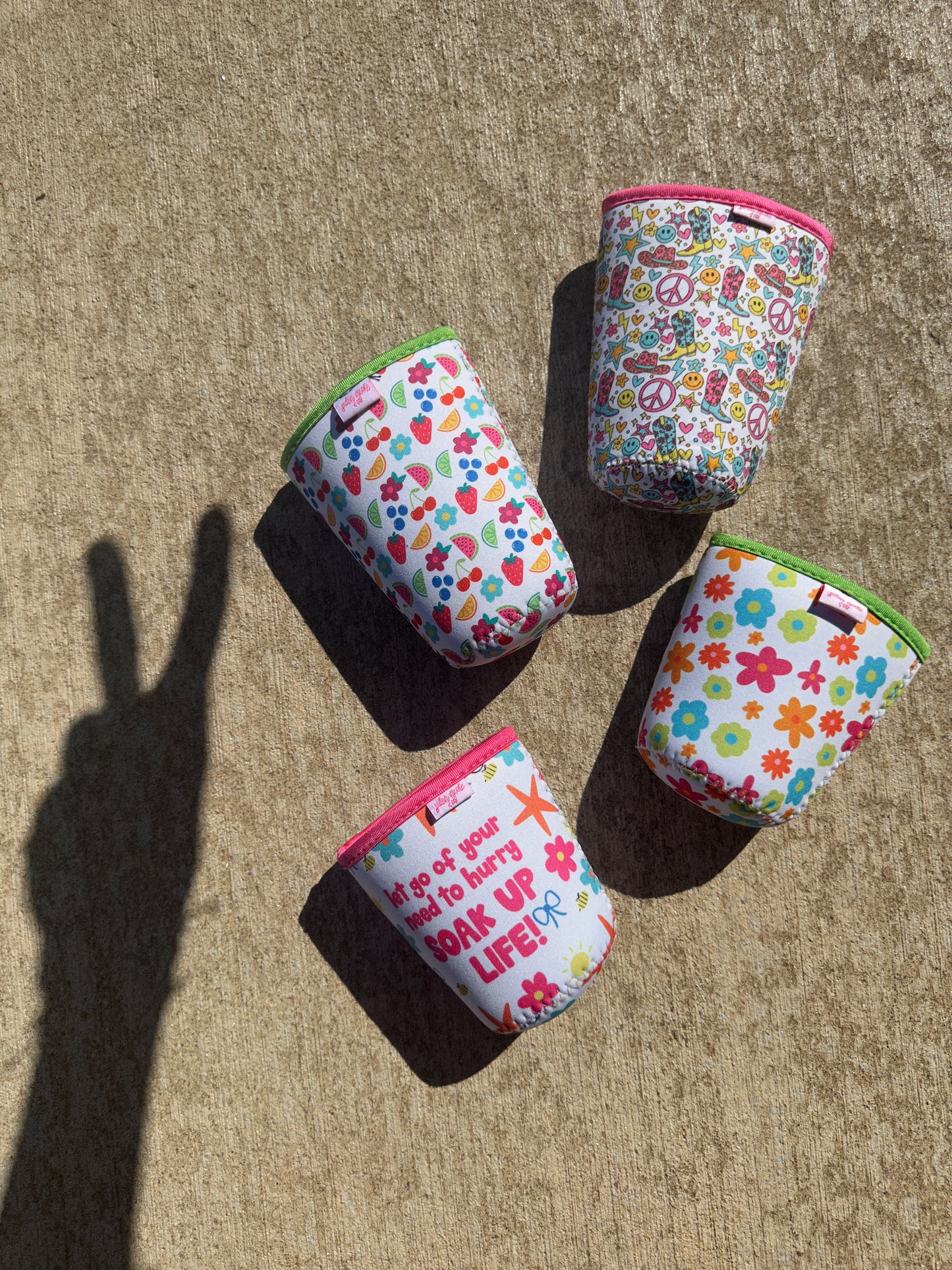 Soak Up Life Cup Cover