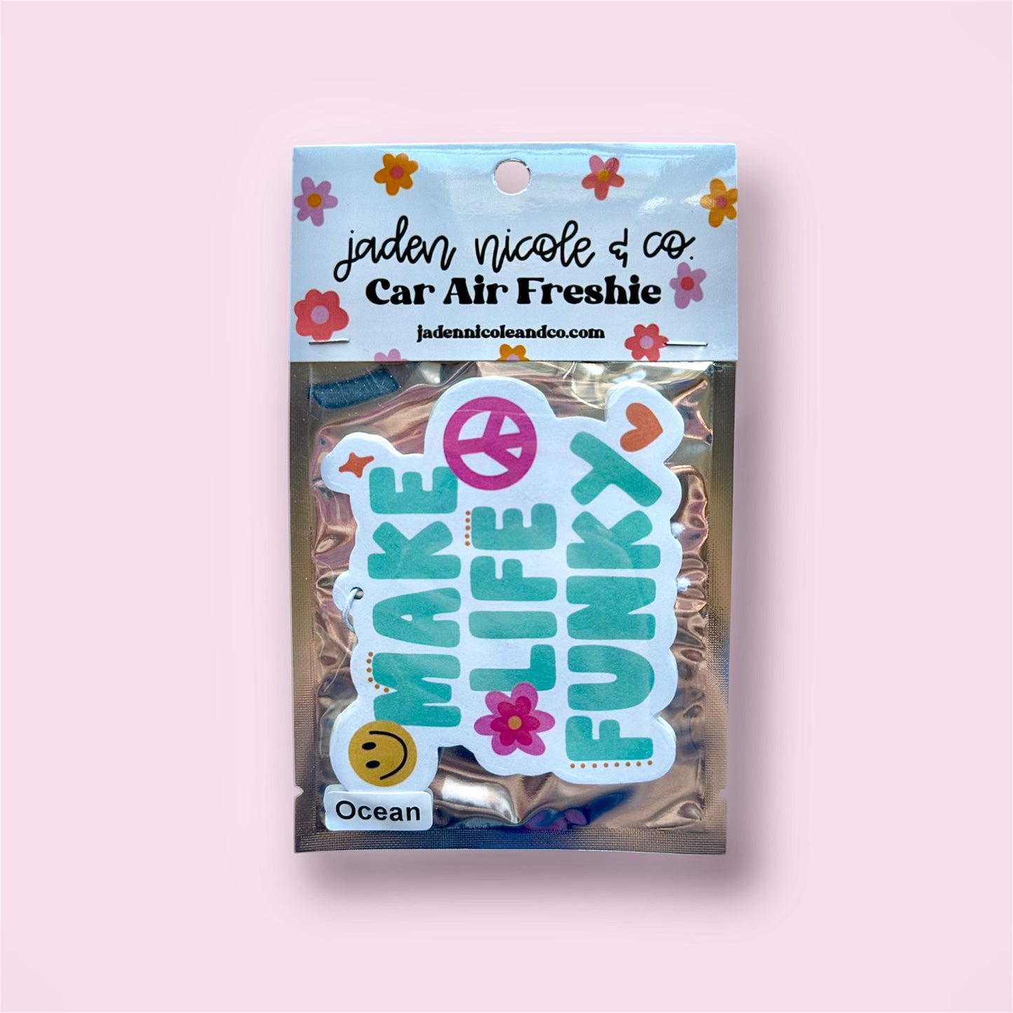 Make Life Funky Car Air Freshener - Ocean Scented