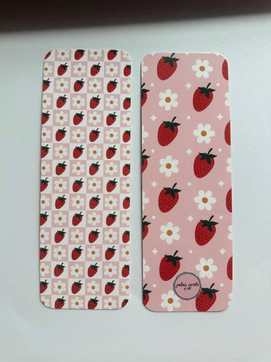 Strawberry Bookmark Set