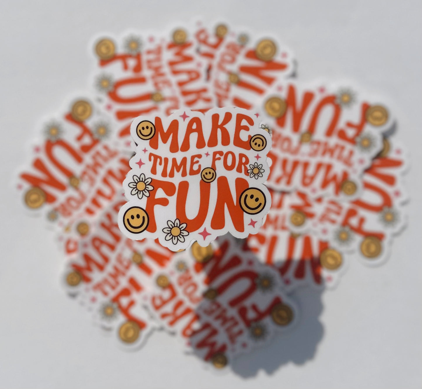 Make Time for Fun Sticker