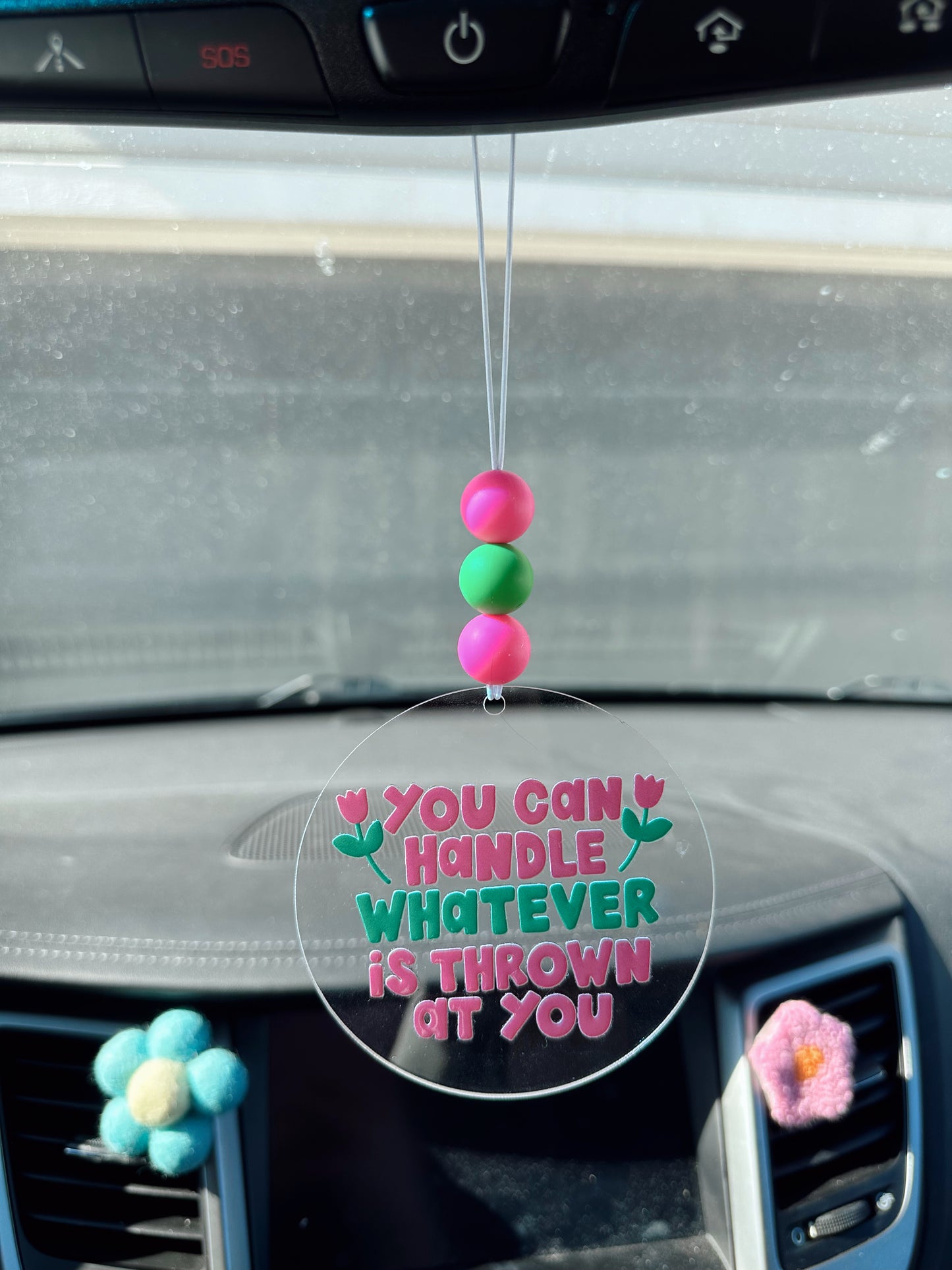 You Can Handle Whatever Is Thrown At You Cutie Car Charm
