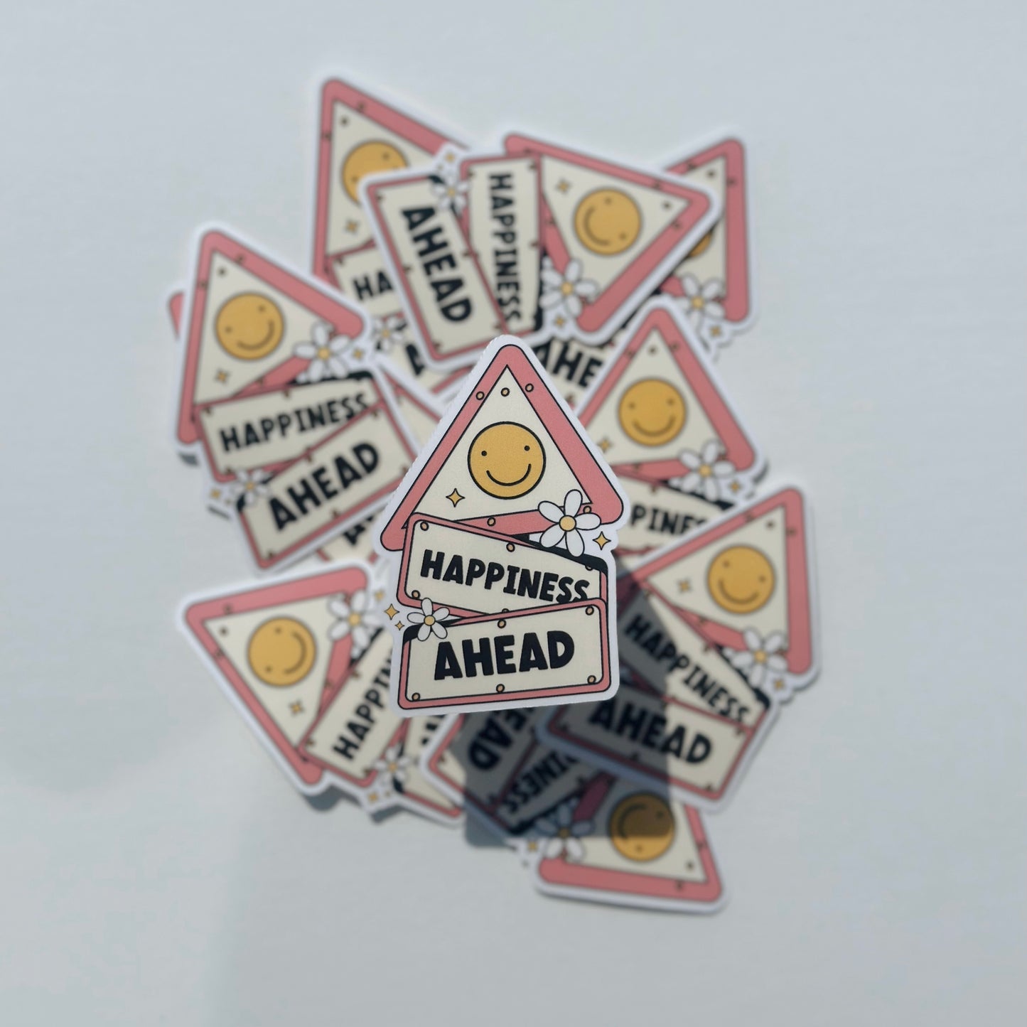 Happiness Ahead Sticker