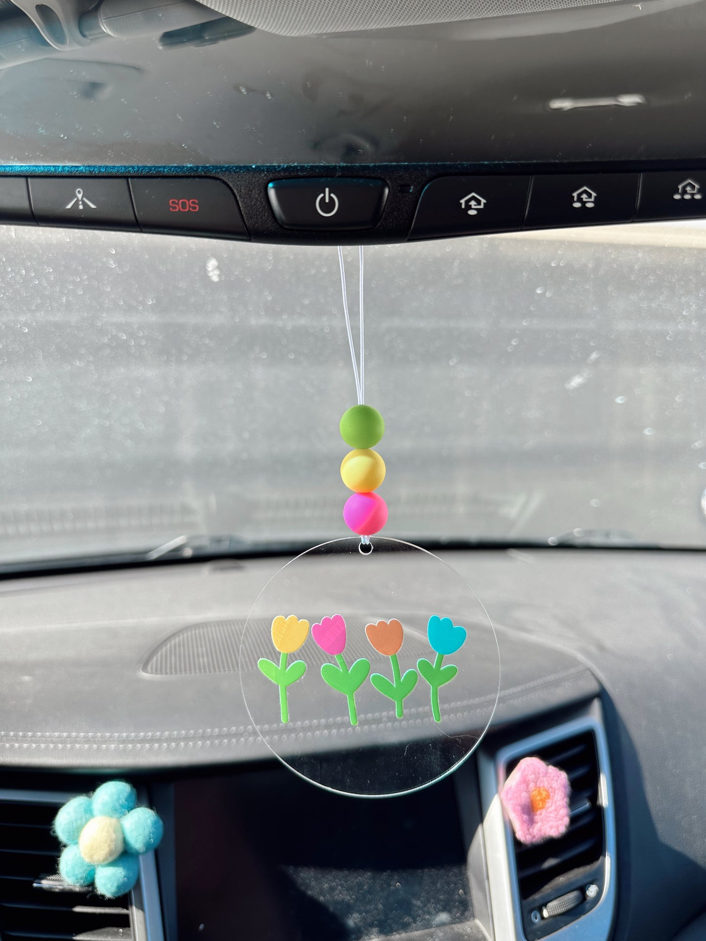Tulip Cutie Car Charm