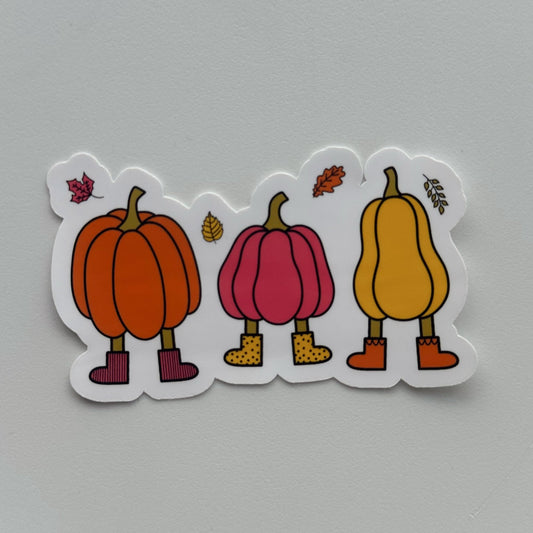 Pumpkin Trio Sticker